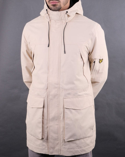 Lyle And Scott Panelled Jacket Cream