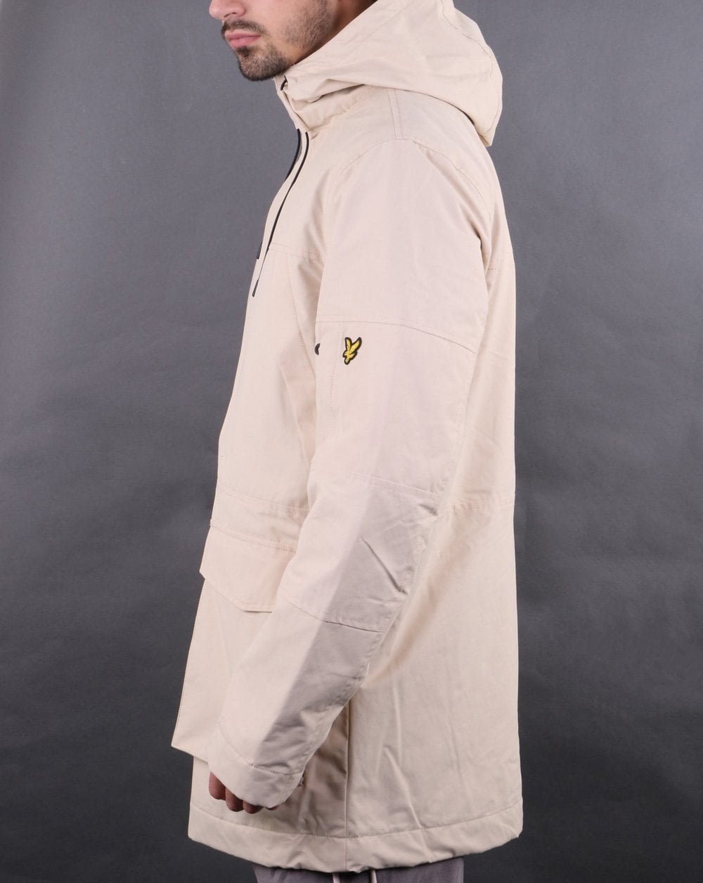 Lyle And Scott Panelled Jacket Cream