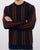 Ben Sherman Crew Stripe Knit Navy