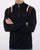 Ben Sherman Zip Knit Black