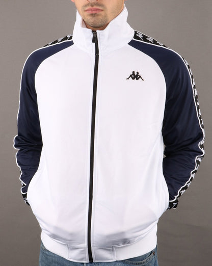 Kappa Anniston Banda Jacket White/ Navy