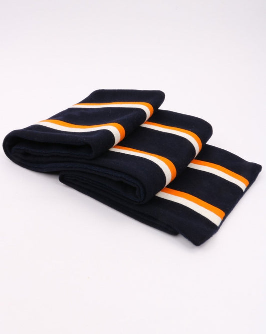 80s Casual Classics 80s Casual Classics Princeton Scarf Navy/White/Orange