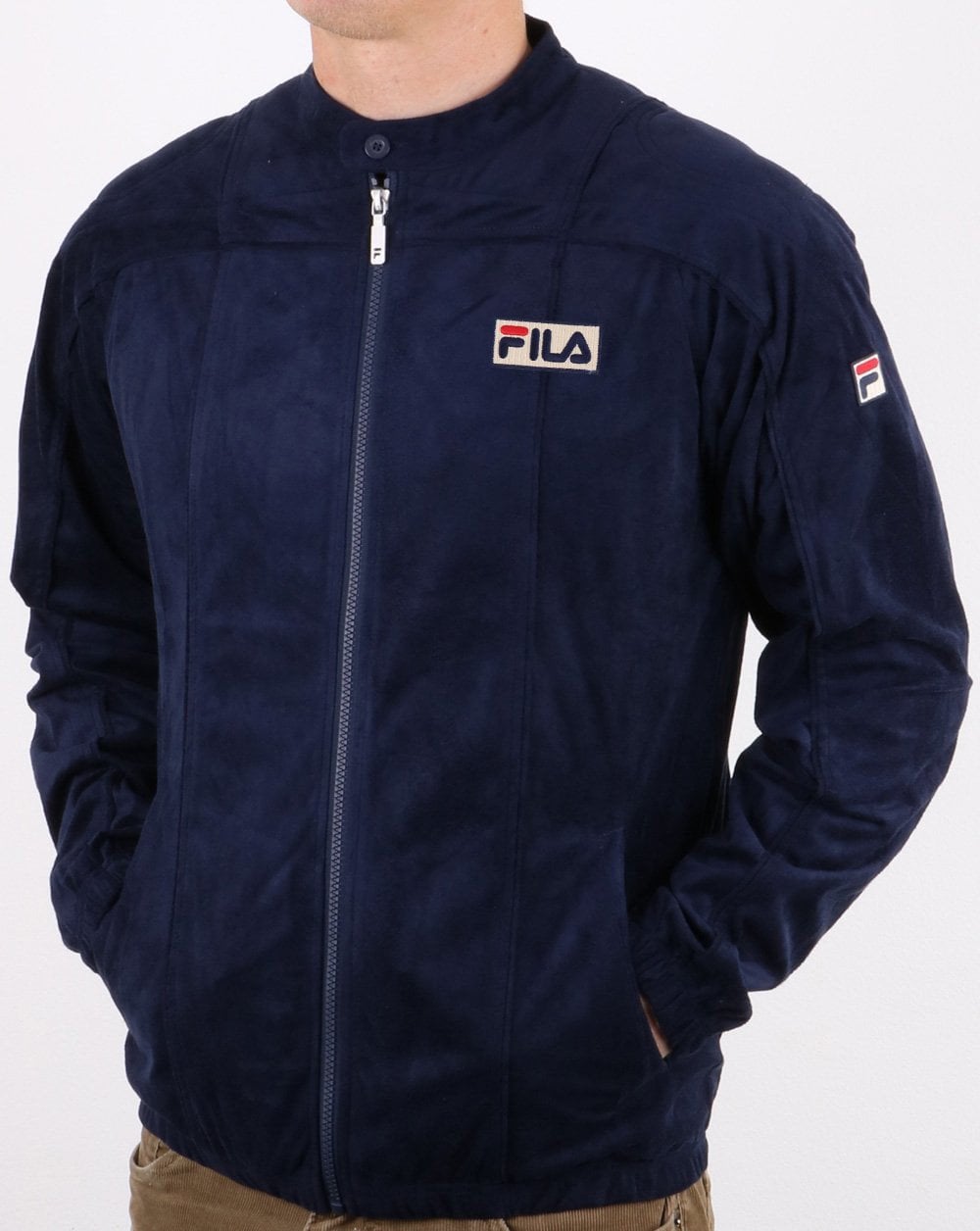 Fila Vintage Terrinda Mk3 Pro Badge Track Top Navy