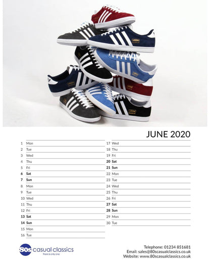 80sCC Iconics Large A3 Calendar 2020