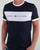 Tommy Hilfiger Logo Flag T Shirt Navy