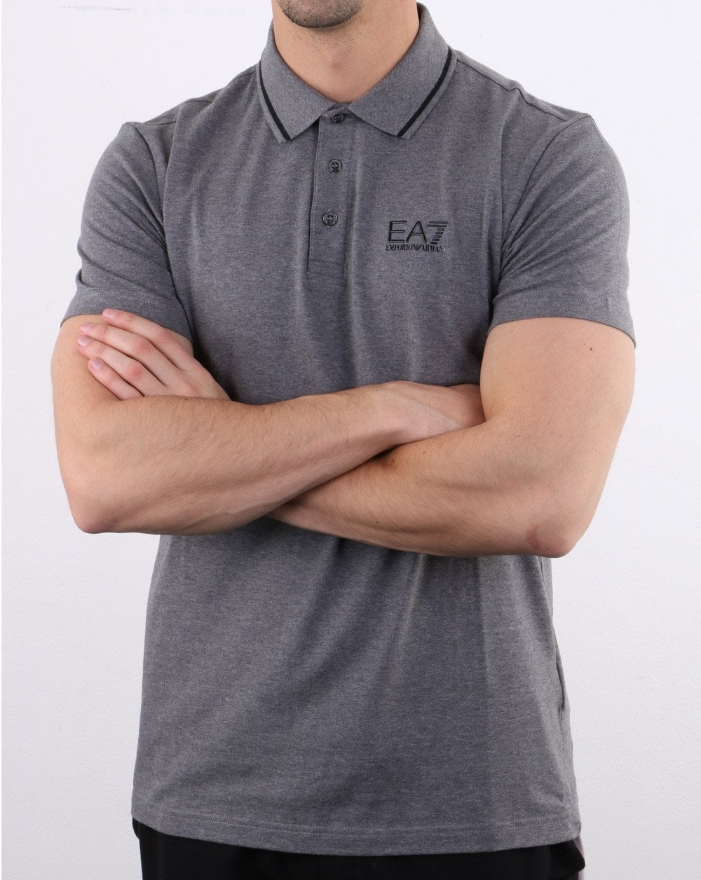 Emporio Armani EA7 Polo Shirt Dark Grey