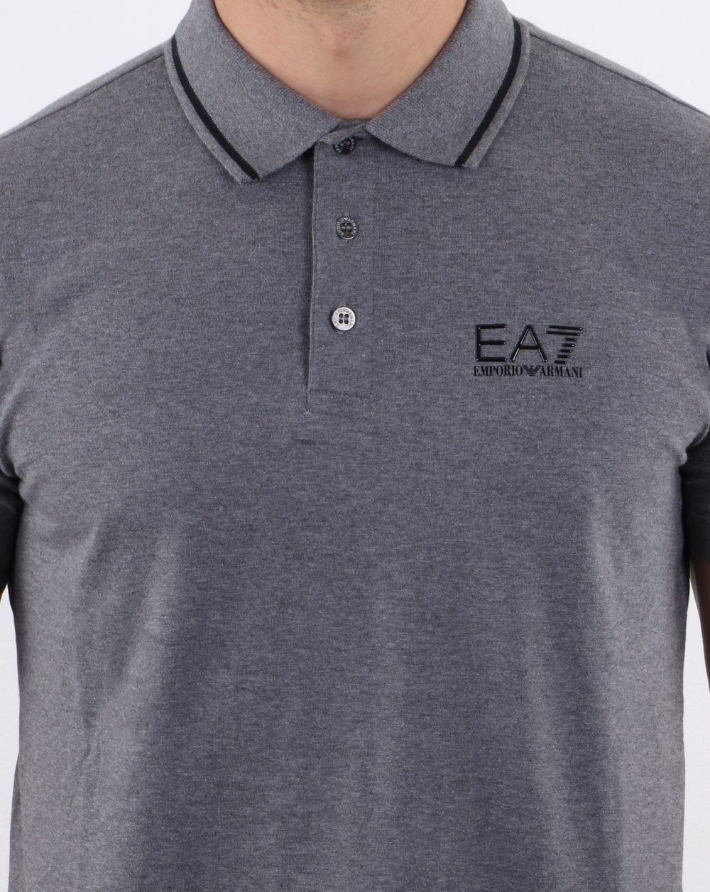 Emporio Armani EA7 Polo Shirt Dark Grey