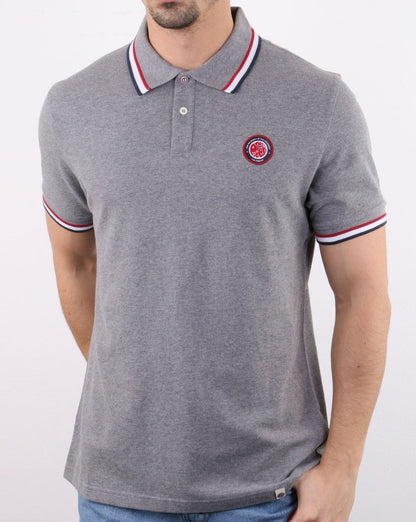 Pretty Green Likeminded Polo Shirt Grey