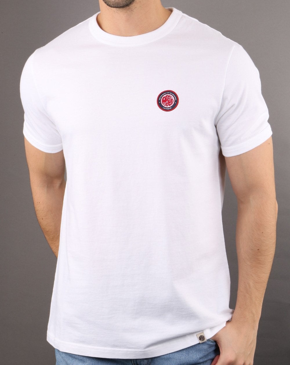 Pretty Green Likeminded Crew T-shirt White