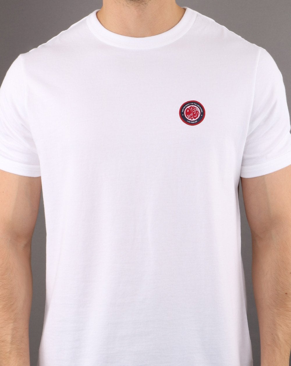 Pretty Green Likeminded Crew T-shirt White