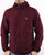 Lyle And Scott Zip Through Hooded Jacket Burgundy
