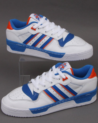 Adidas Rivalry Low Trainer White/Blue/Orange