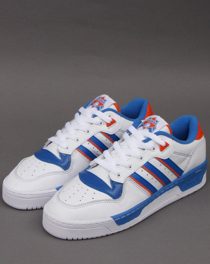 Adidas Rivalry Low Trainer White/Blue/Orange