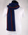Cambridge Scarf Dark Royal/green/maroon