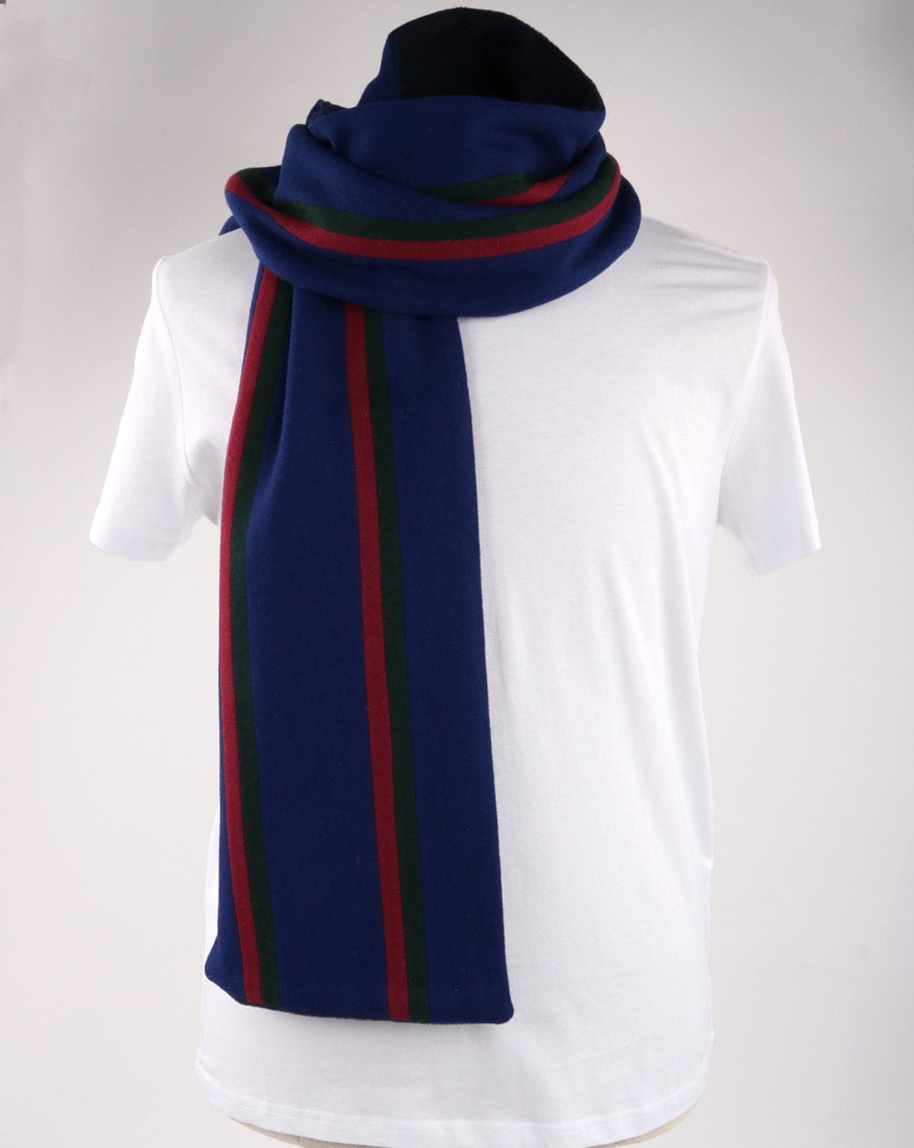 Cambridge Scarf Dark Royal/green/maroon