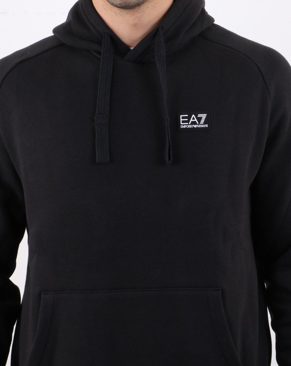 Emporio Armani EA7 Hooded Sweatshirt Black