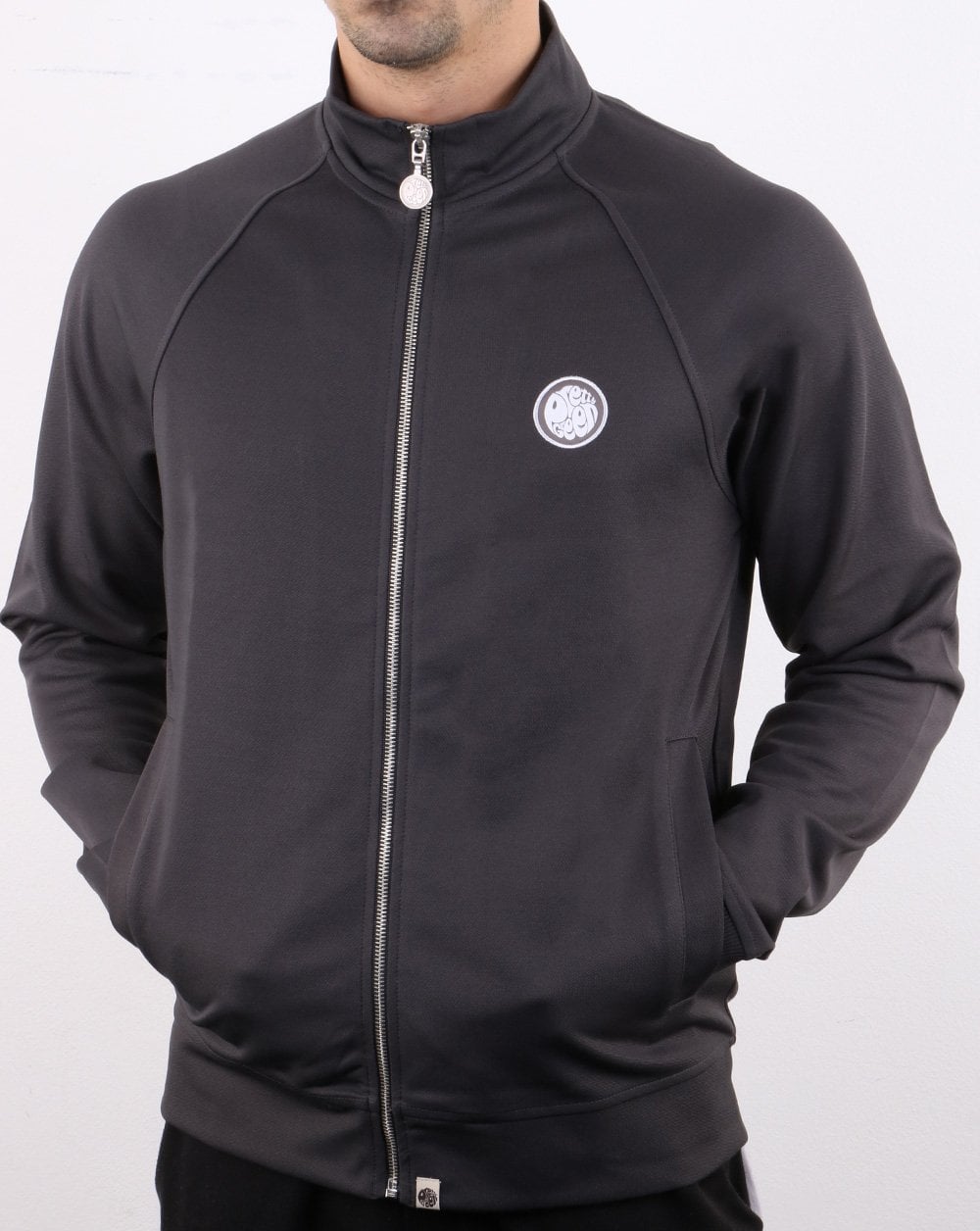 Pretty Green Milner Track Top Grey