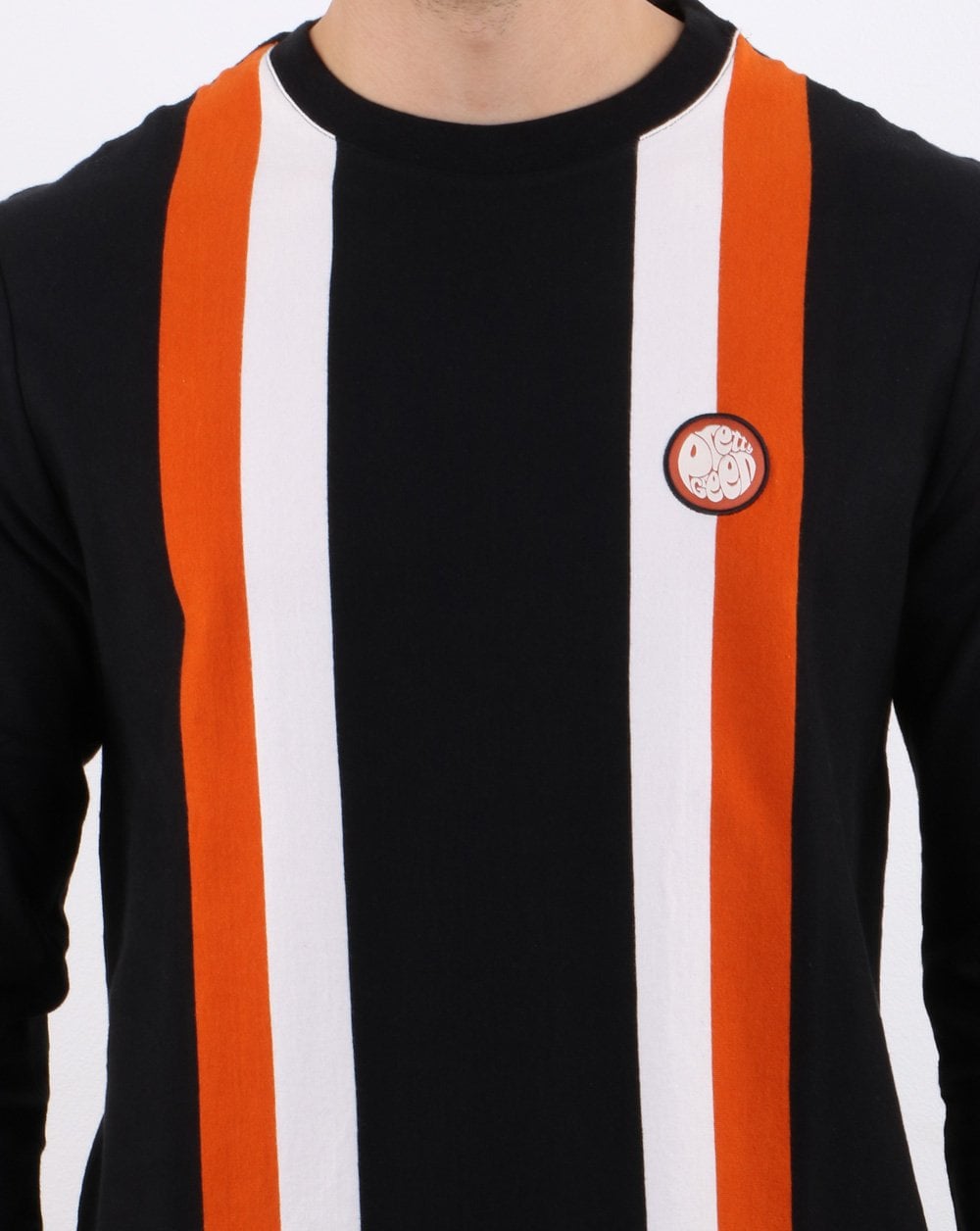 Pretty Green Workshop Long Sleeve T-shirt Black
