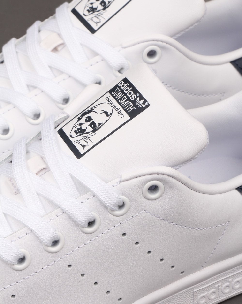 Adidas Stan Smith Trainers White/Dark Blue