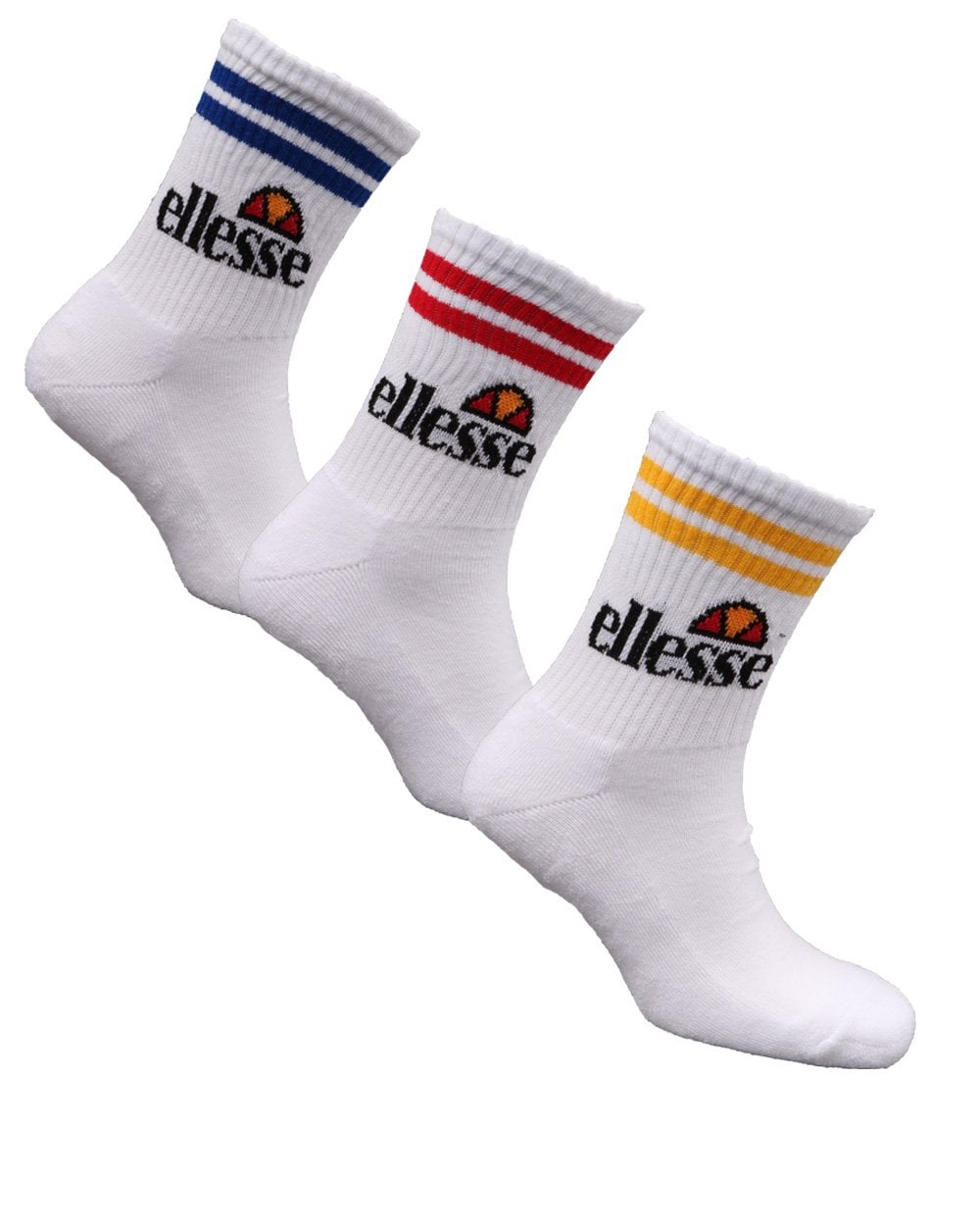 Ellesse Pullo 3 Pack Socks White/Multi