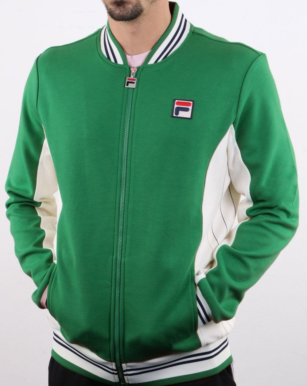 Fila Vintage Settanta Track Top Kelly Green Exclusive Pro F