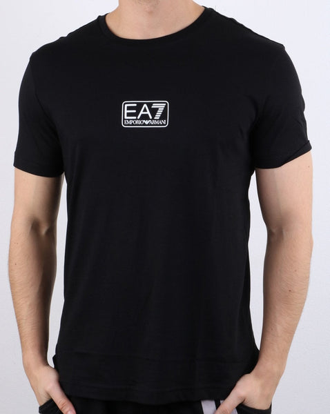 Emporio Armani EA7 Box Logo T-shirt Black