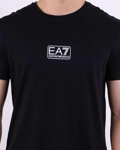 Emporio Armani EA7 Box Logo T-shirt Black