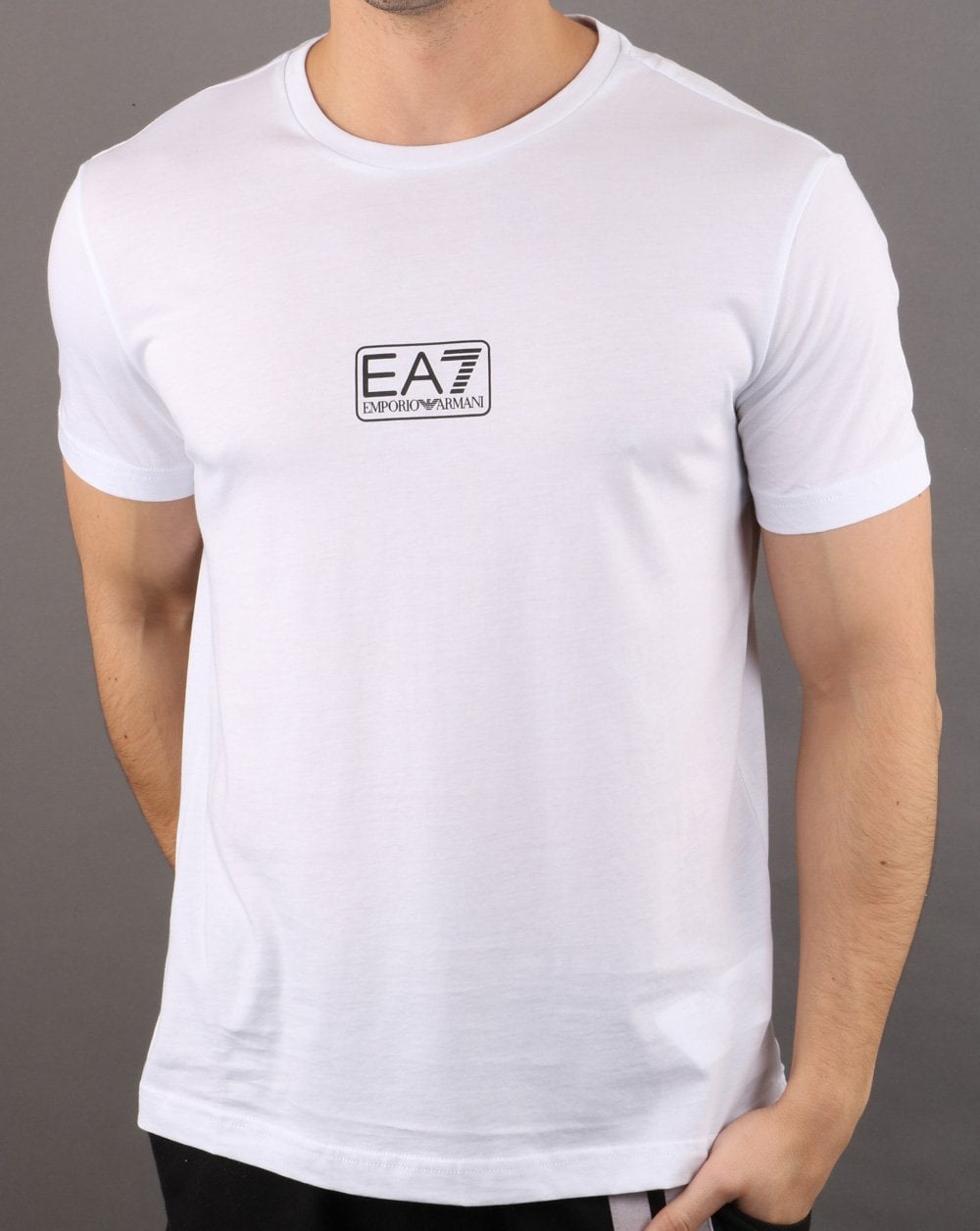 Emporio Armani EA7 Box Logo T-shirt White