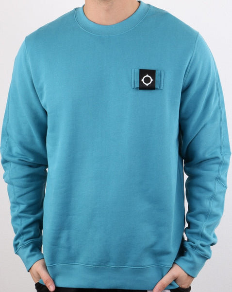 Ma.strum Training Crew Sweat Ice Blue