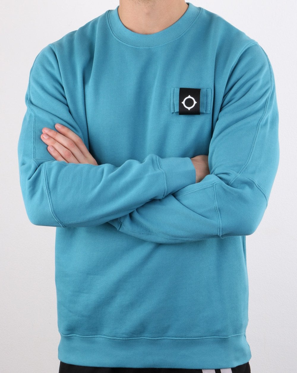 Ma.strum Training Crew Sweat Ice Blue