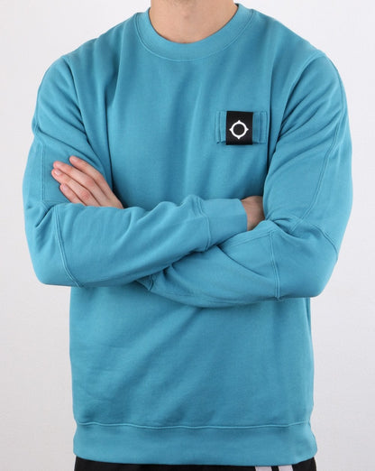 Ma.strum Training Crew Sweat Ice Blue