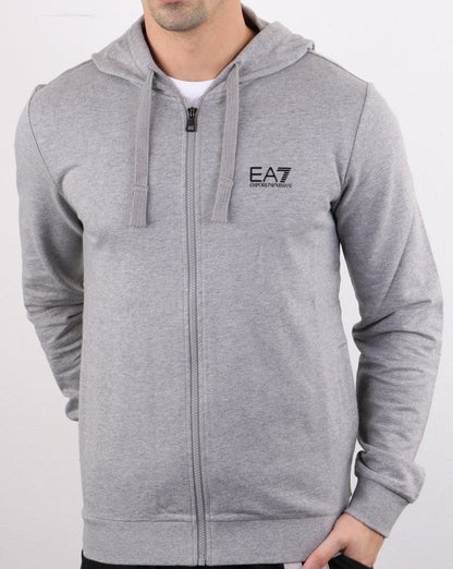 Emporio Armani EA7 Hoodie Grey Marl