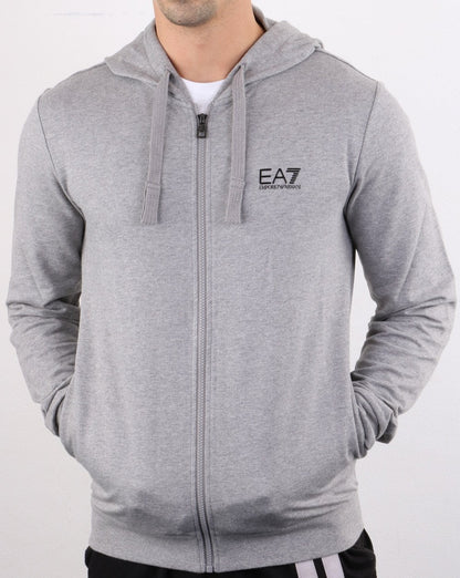 Emporio Armani EA7 Hoodie Grey Marl