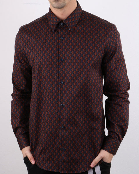 Ben Sherman Geo Shirt Navy
