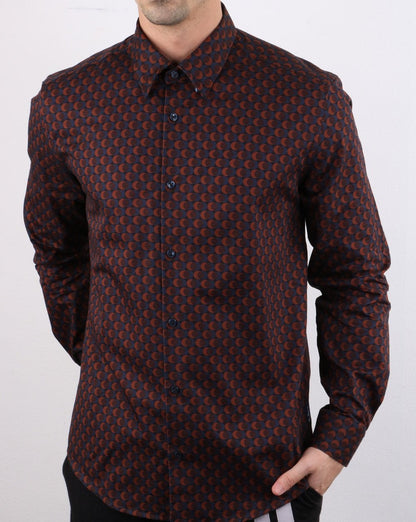 Ben Sherman Geo Shirt Navy