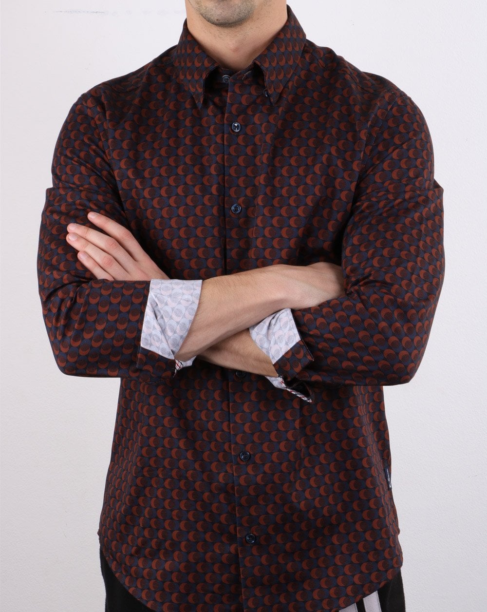 Ben Sherman Geo Shirt Navy