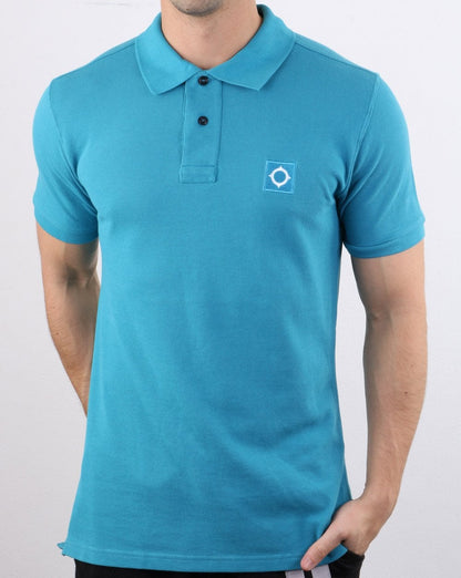 Ma.strum Pique Polo Ice Blue
