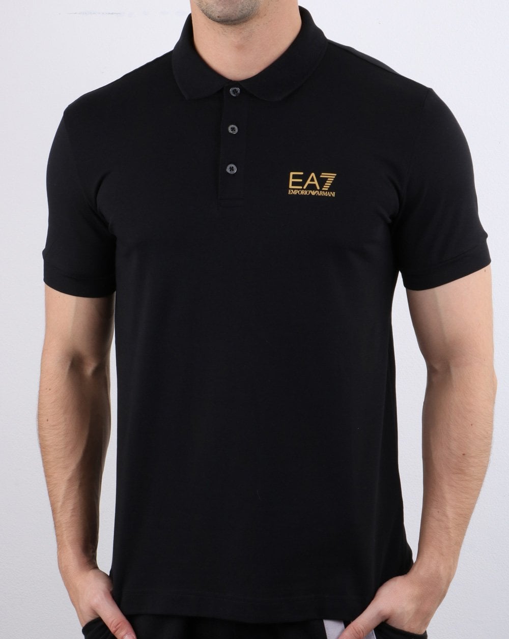 Emporio Armani EA7 Polo Shirt Black