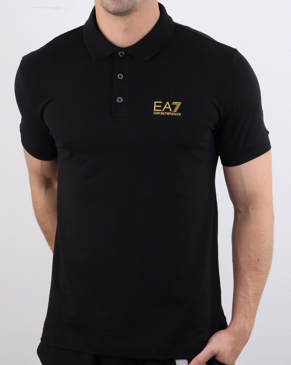 Emporio Armani EA7 Polo Shirt Black