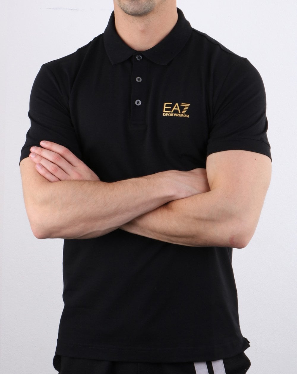 Emporio Armani EA7 Polo Shirt Black