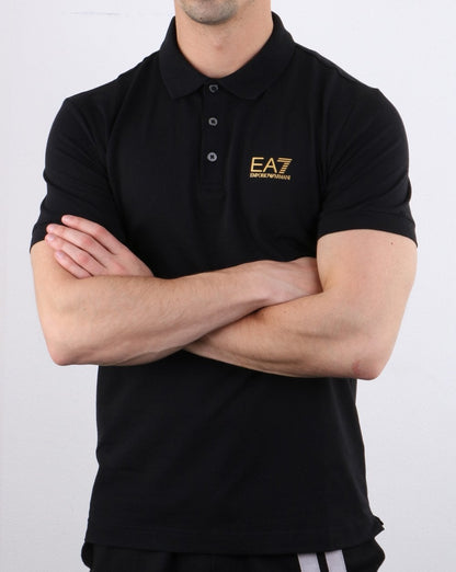 Emporio Armani EA7 Polo Shirt Black
