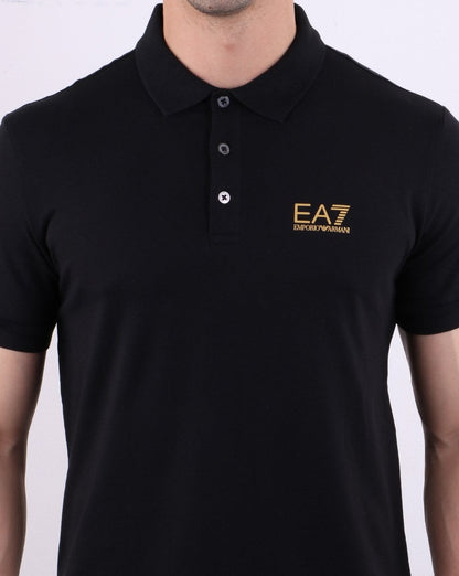 Emporio Armani EA7 Polo Shirt Black