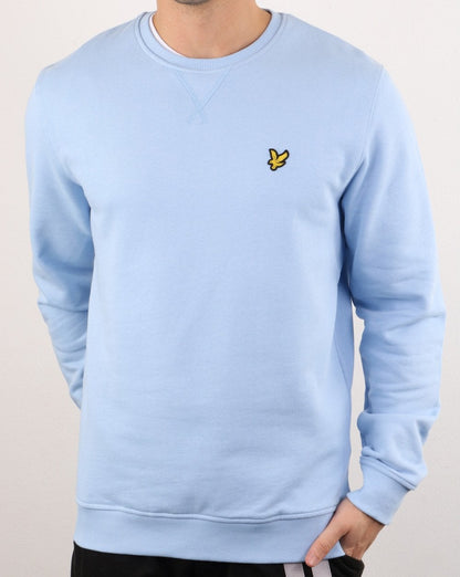 Lyle And Scott Crew Neck Sweatshirt Pool Blue