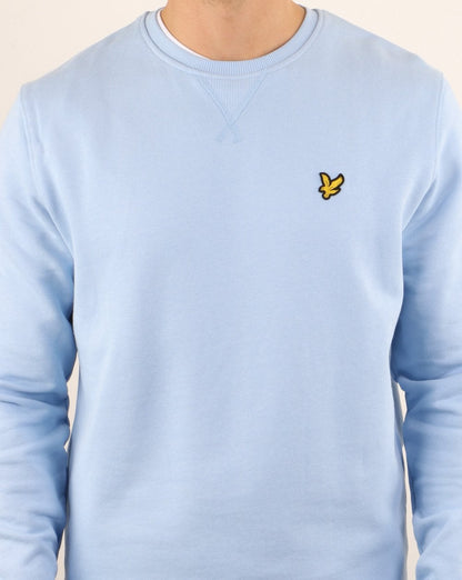 Lyle And Scott Crew Neck Sweatshirt Pool Blue