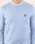 Lyle And Scott Cotton Merino Crew Jumper Pool Blue