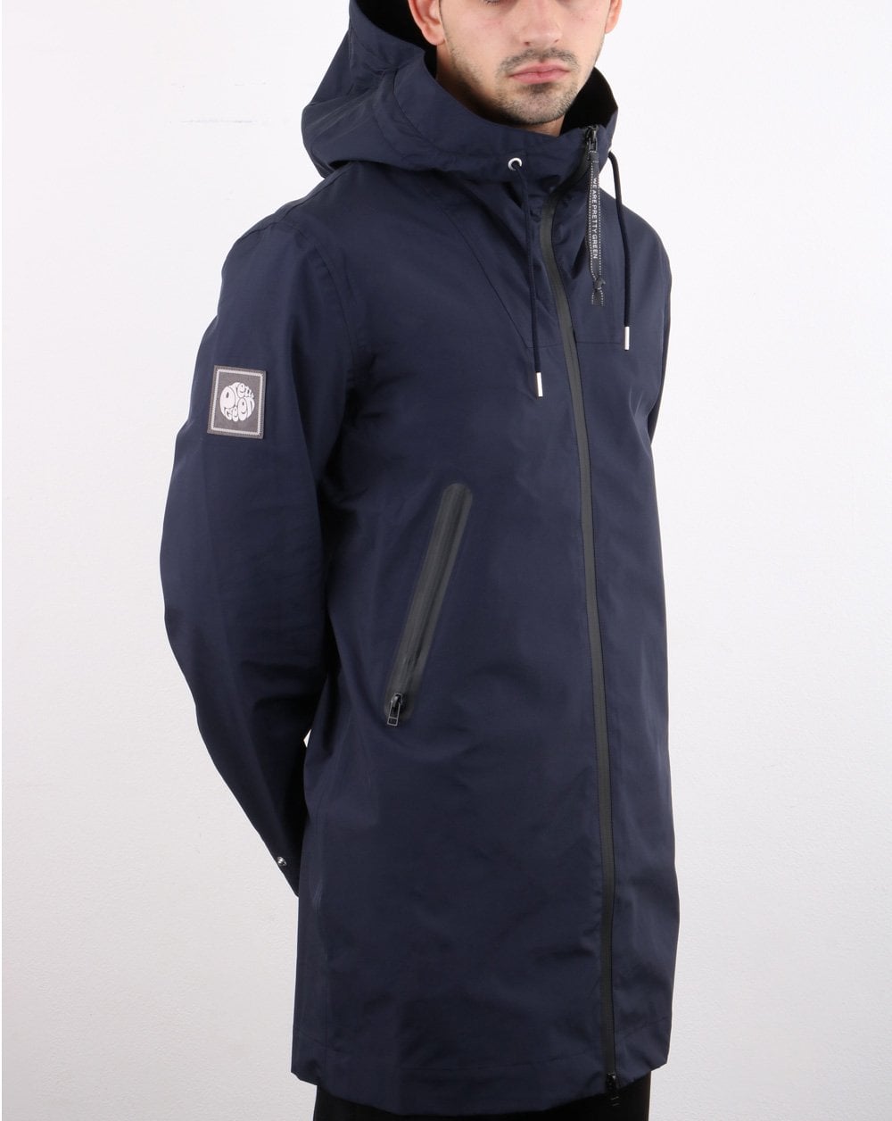 Pretty Green Cardiff Parka Navy