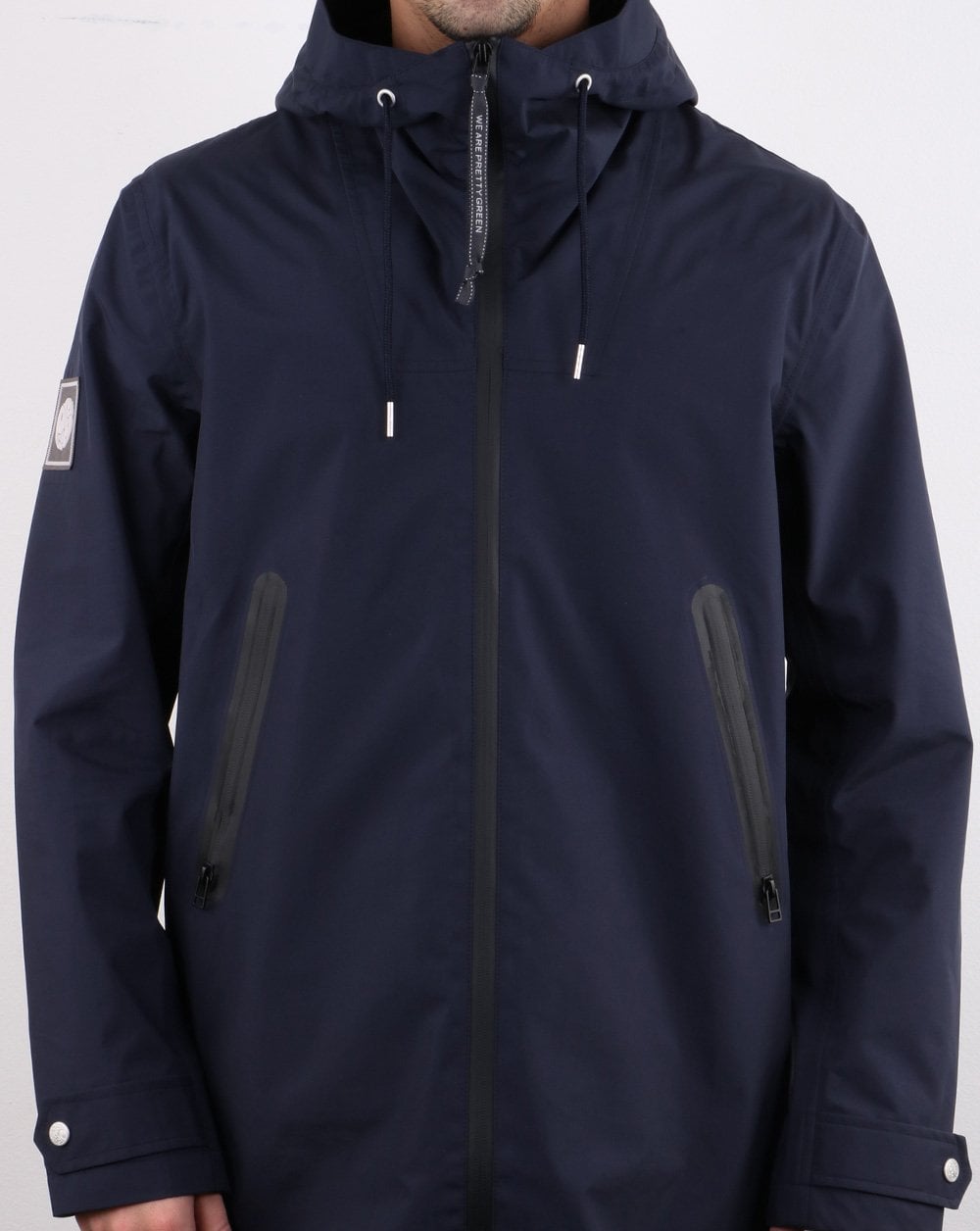 Pretty Green Cardiff Parka Navy
