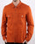 Pretty Green Section Zip Front Overshirt Orange
