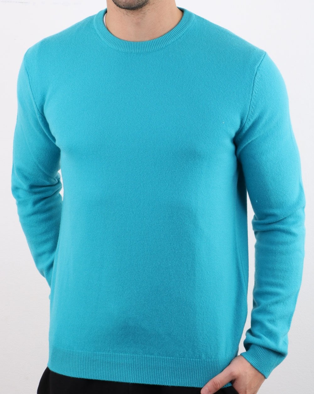 Benetton Merino Wool Jumper Teal