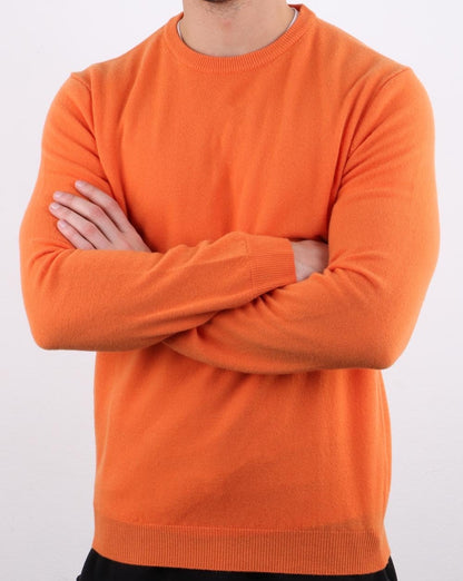Benetton Merino Wool Jumper Orange